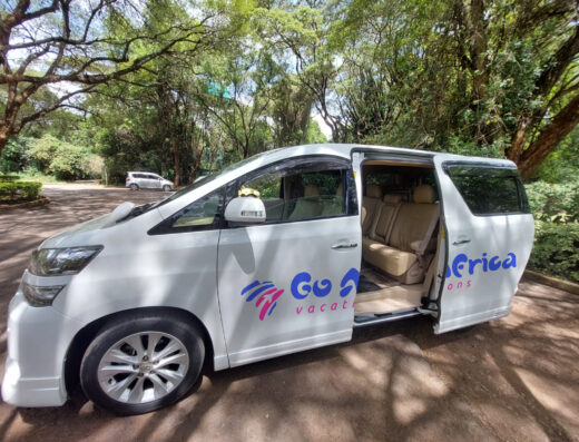 Toyota Alphard Tour Van car hire Nairobi Go Africa Vacations Lado Carshare